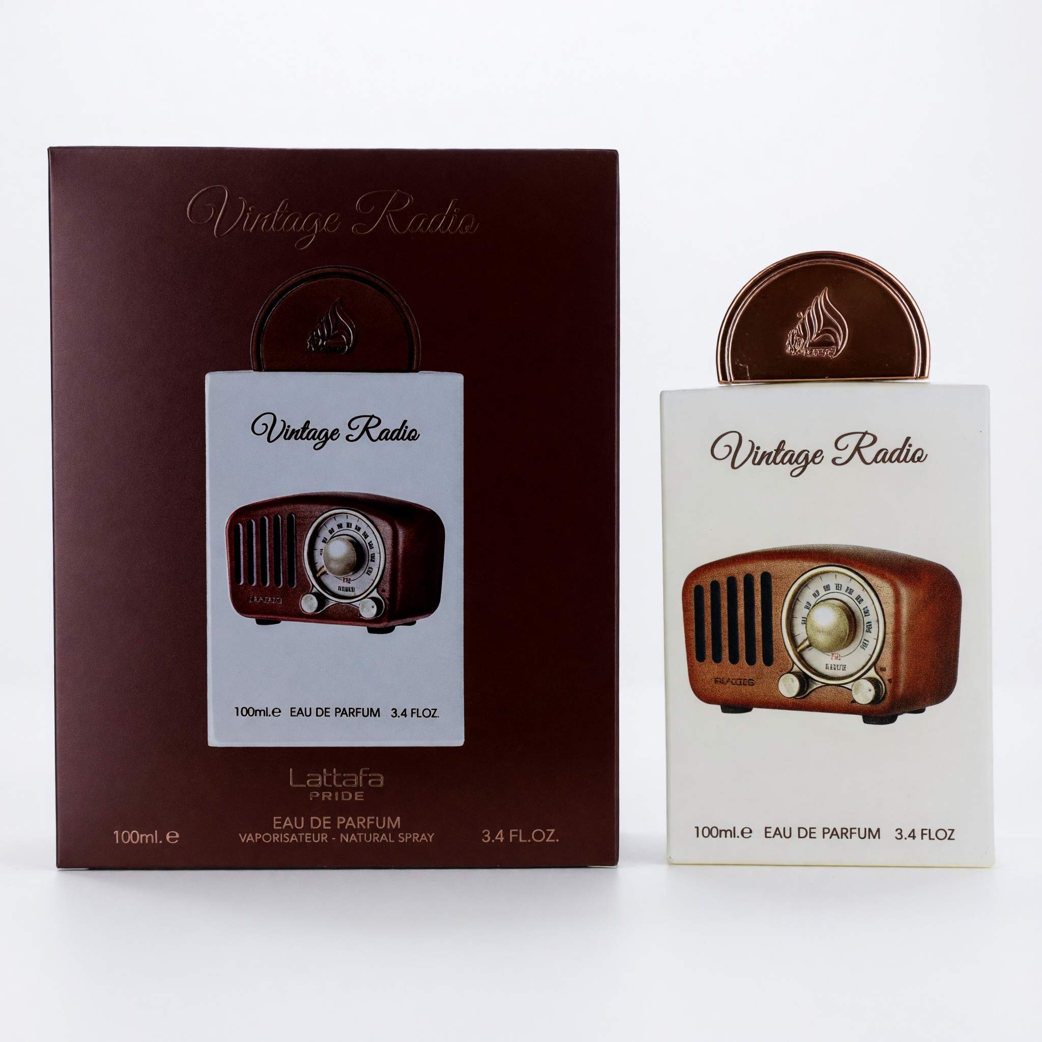 Vintage Radio by Lattafa, 3.4 oz EDP Spray for Unisex