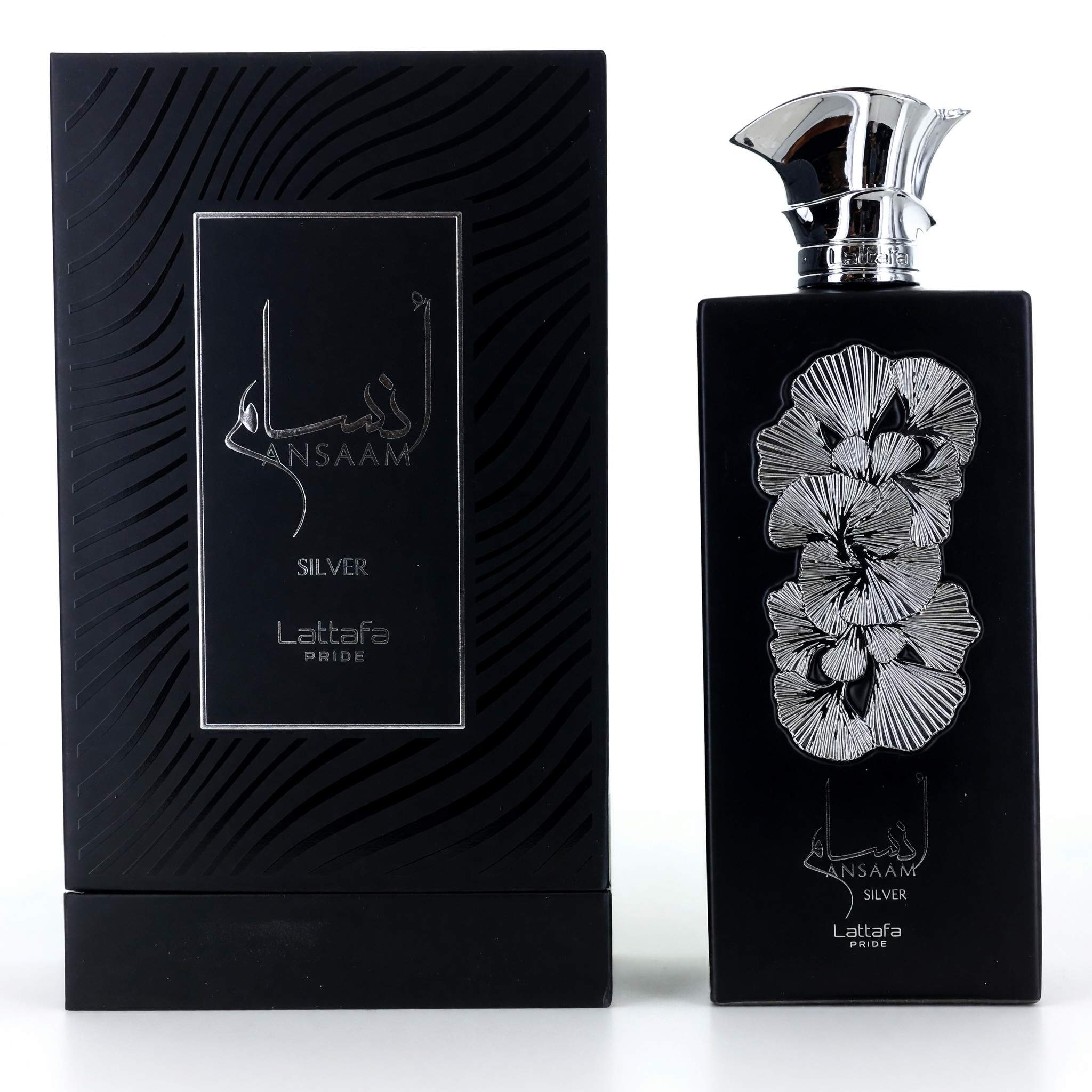 Ansaam Silver by Lattafa, 3.4 oz EDP Spray for Unisex