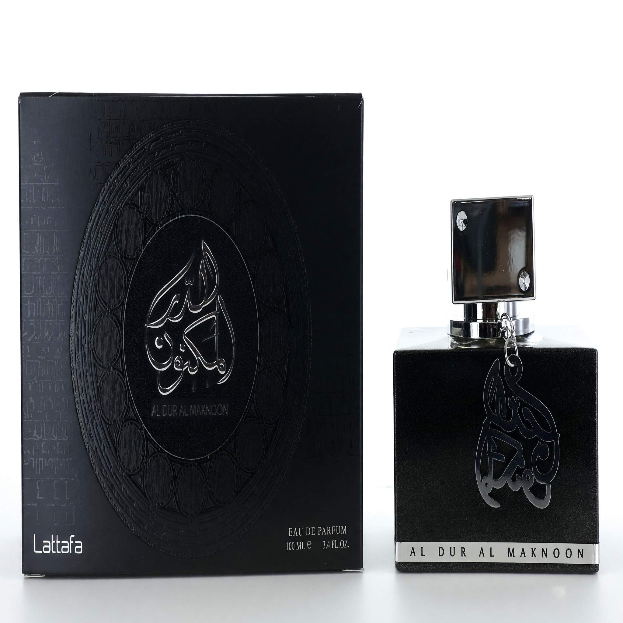 Al Dur Al Maknoon Silver by Lattafa, 3.4 oz EDP Spray for