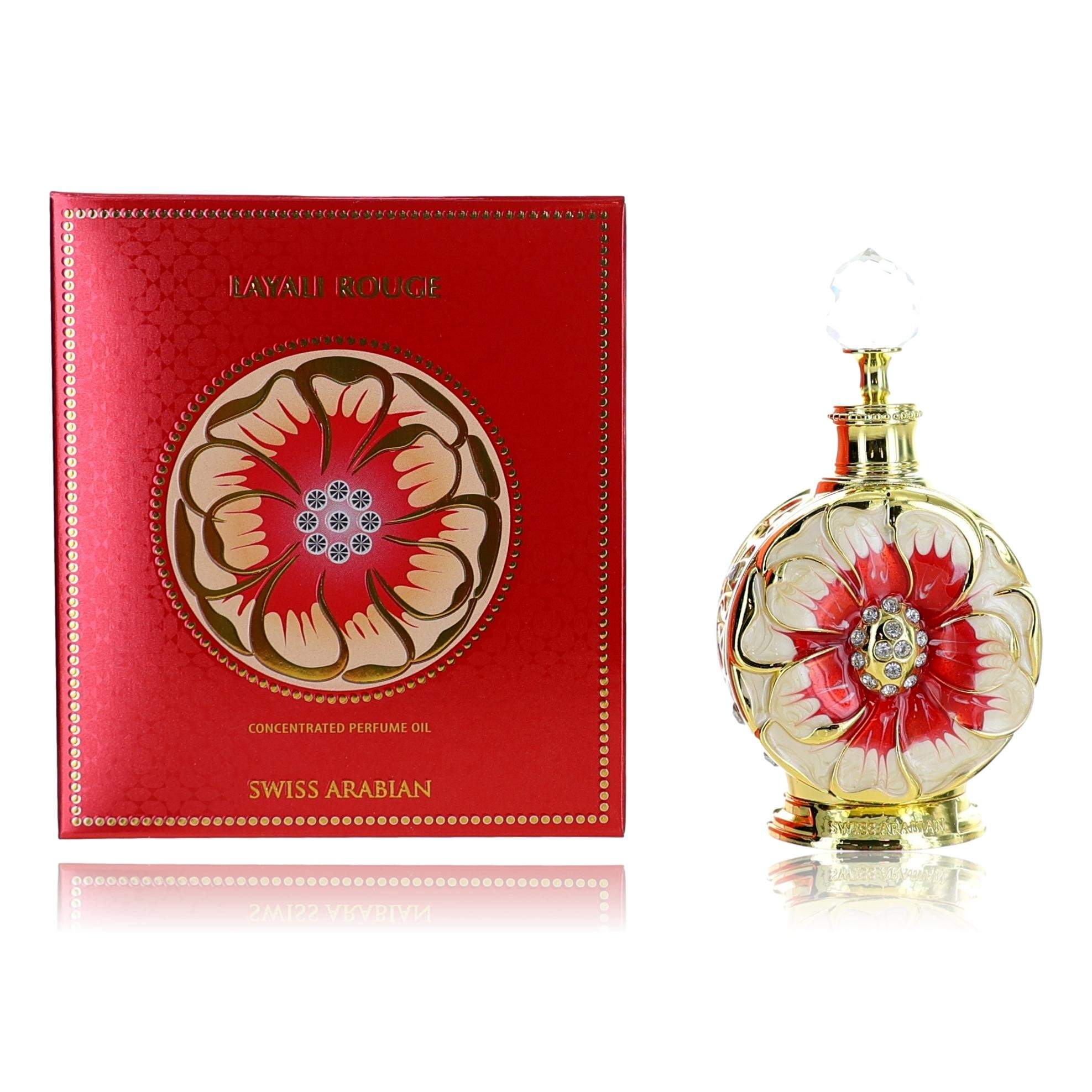 Layali Rouge by Swiss Arabian, 0.5oz Concentrated Perfume Oil women