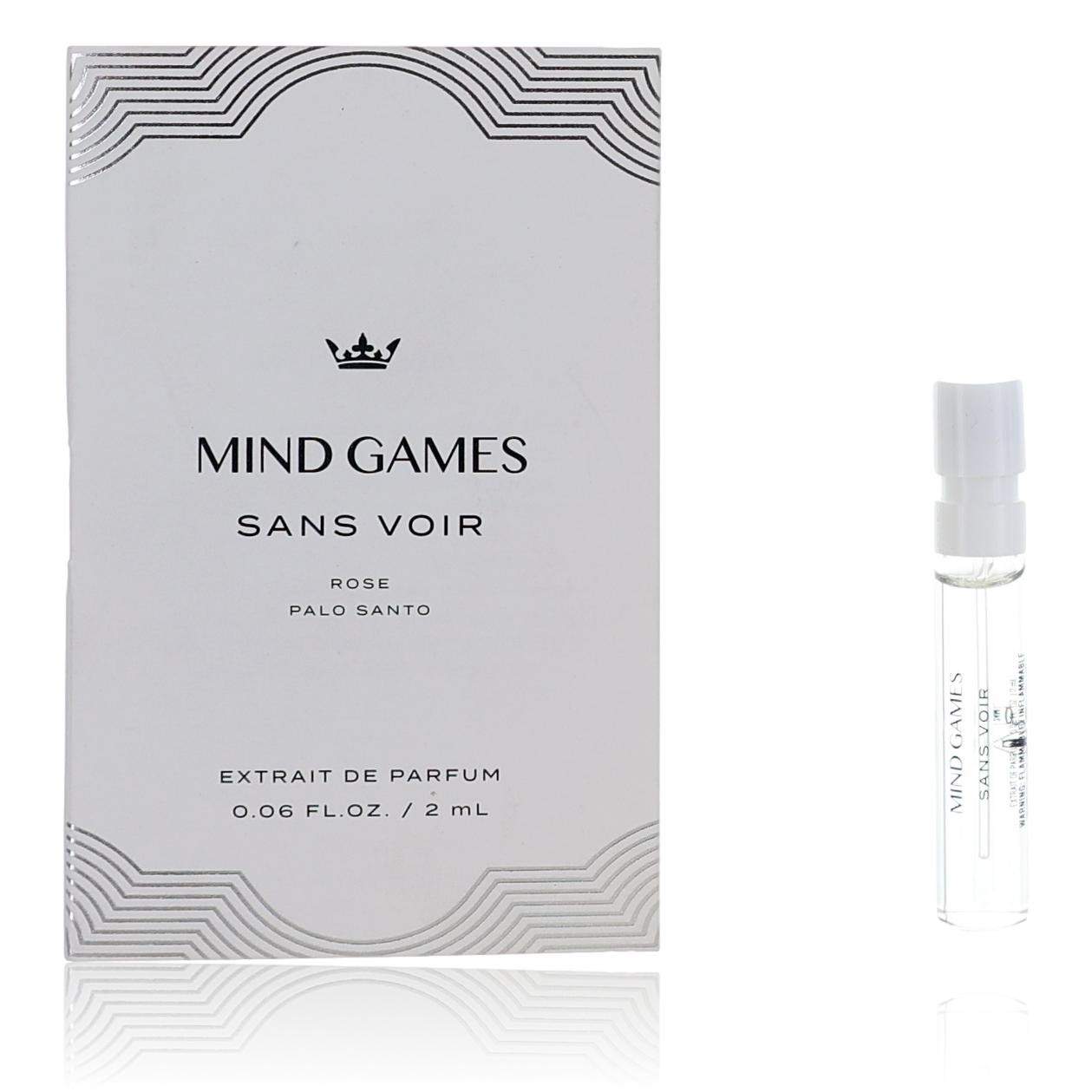 Sans Voir by Mind Games, 0.06 oz Extrait de Parfum for Unisex Sample