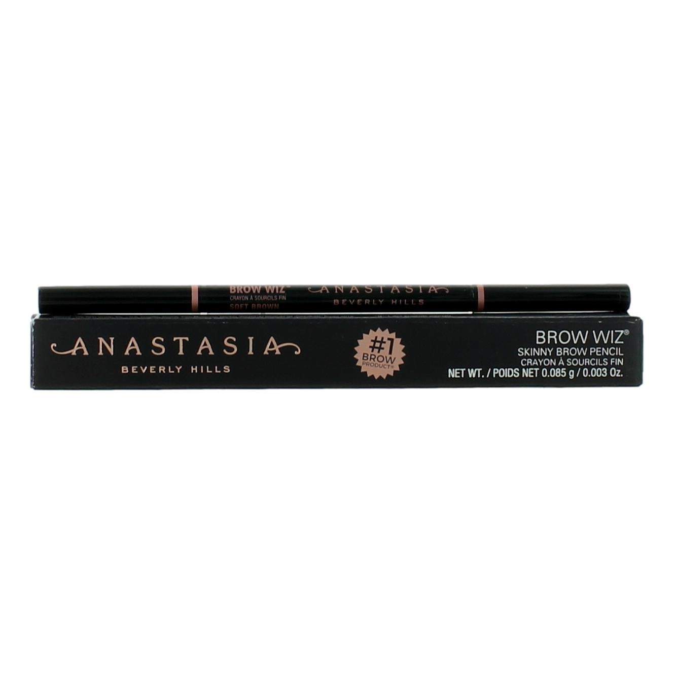 Anastasia Brow Wiz, 0.003oz Skinny Brow Pencil - Soft Brown