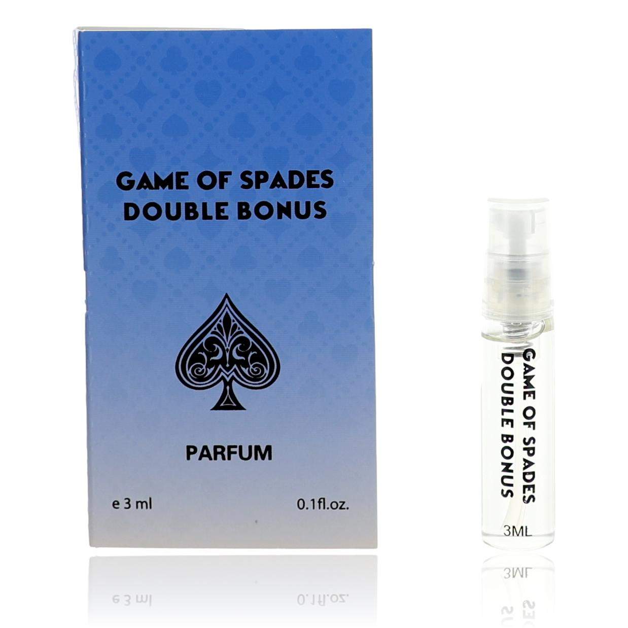 Game of Spades Double Bonus by Jo Milano, 0.1oz Parfum for Unisex Sample