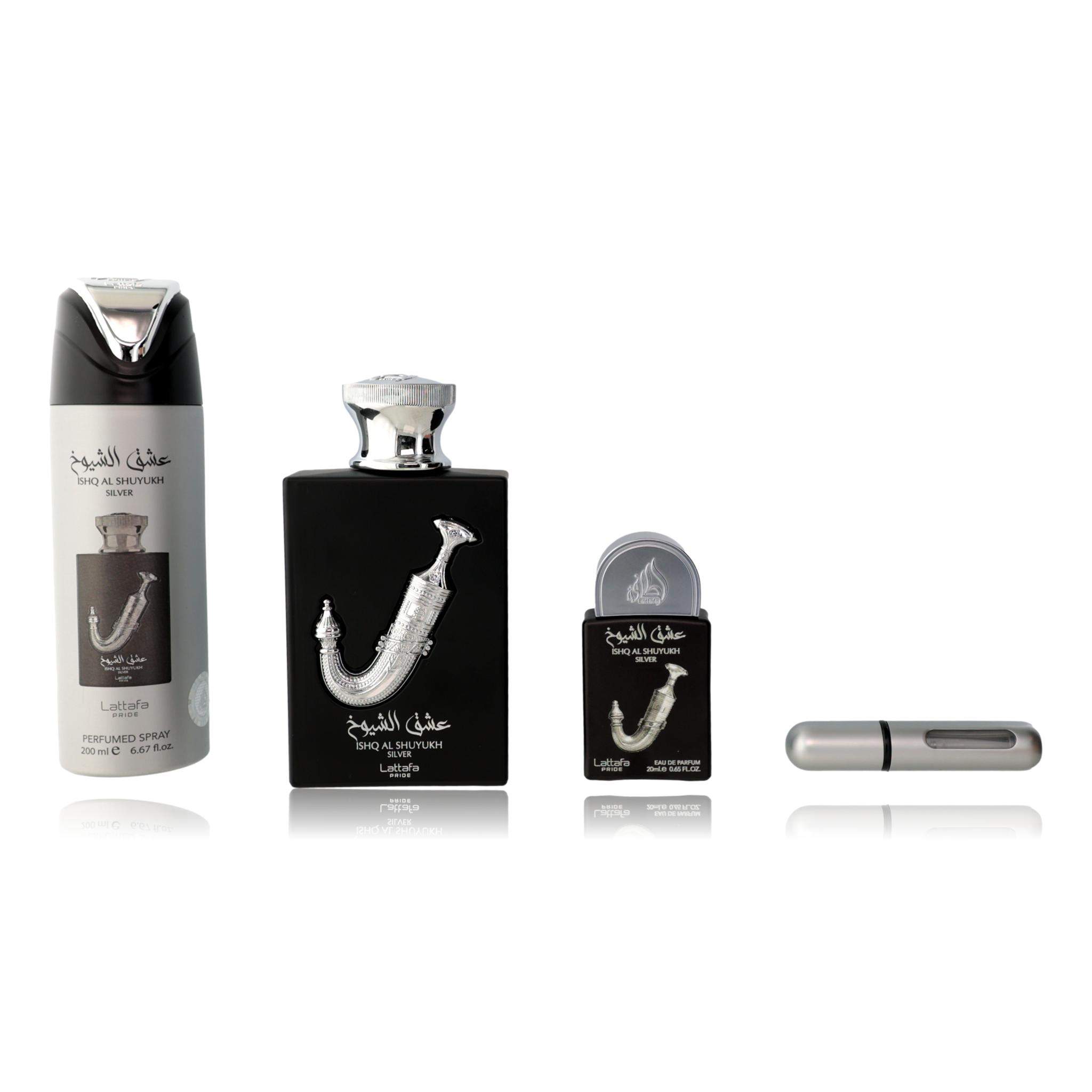 Ishq Al Shuyukh by Lattafa, 3 Piece Gift Set for Unisex