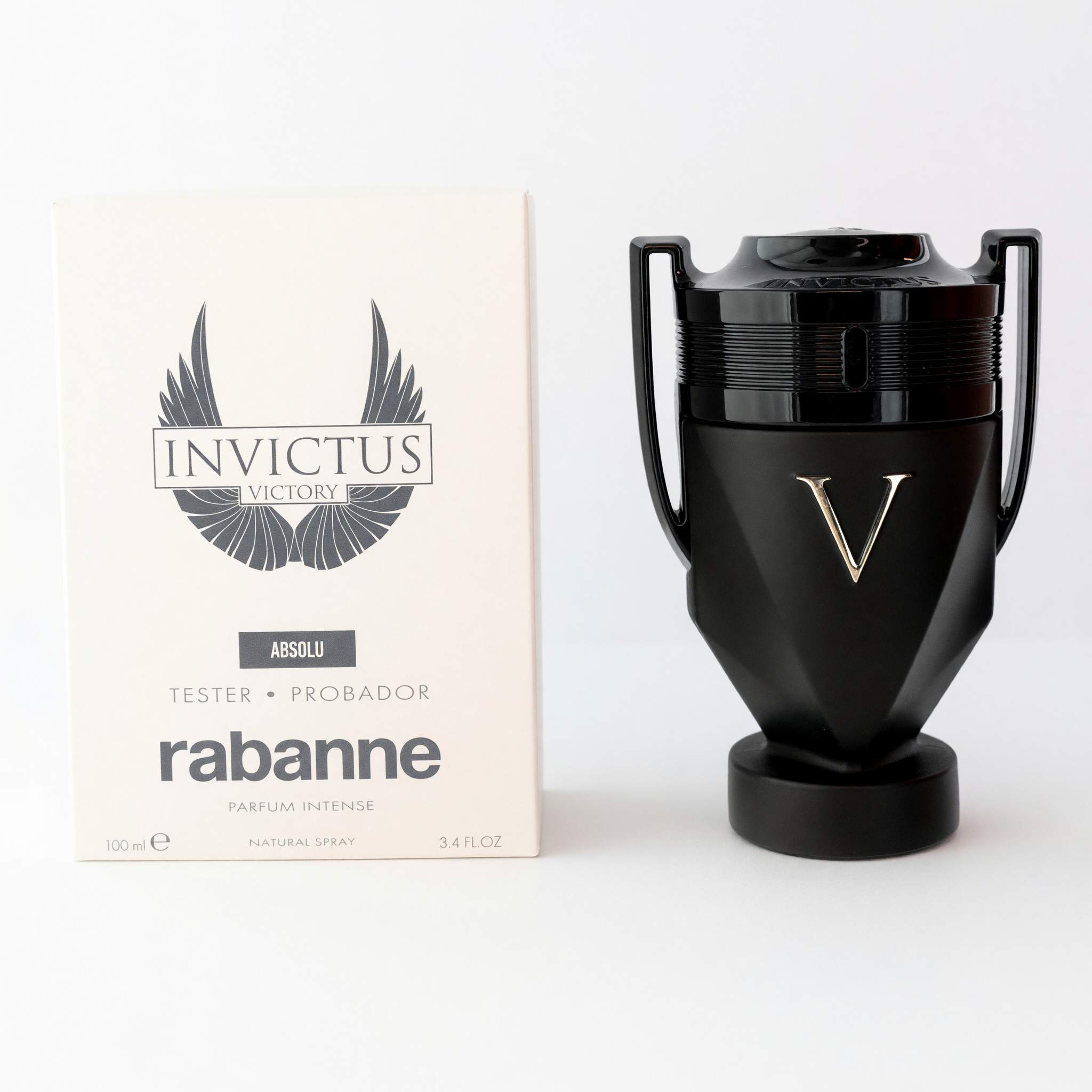 Invictus Victory Absolu by Paco Rabanne, 3.4oz Parfum Intense spray men TESTER