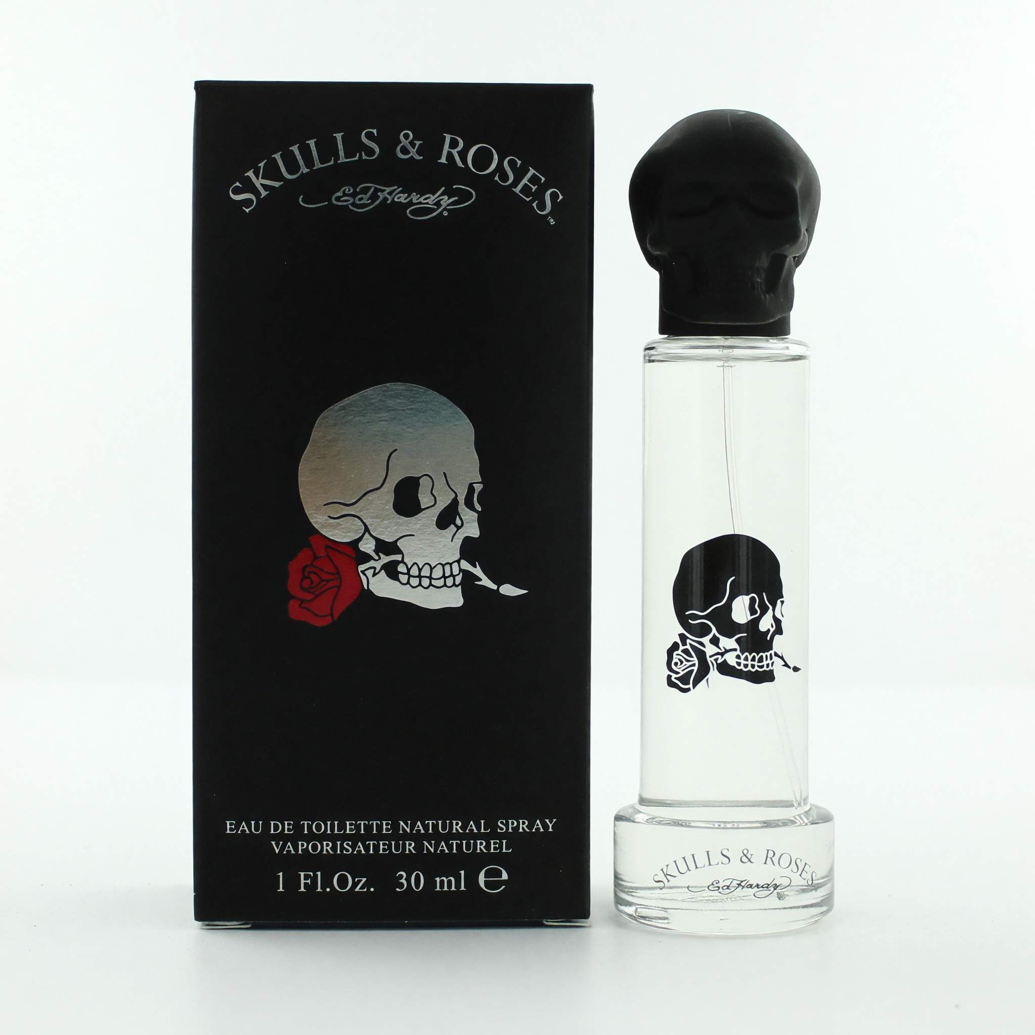 Ed Hardy Skulls & Roses by Ed Hardy, 1 oz EDT Spray for Men