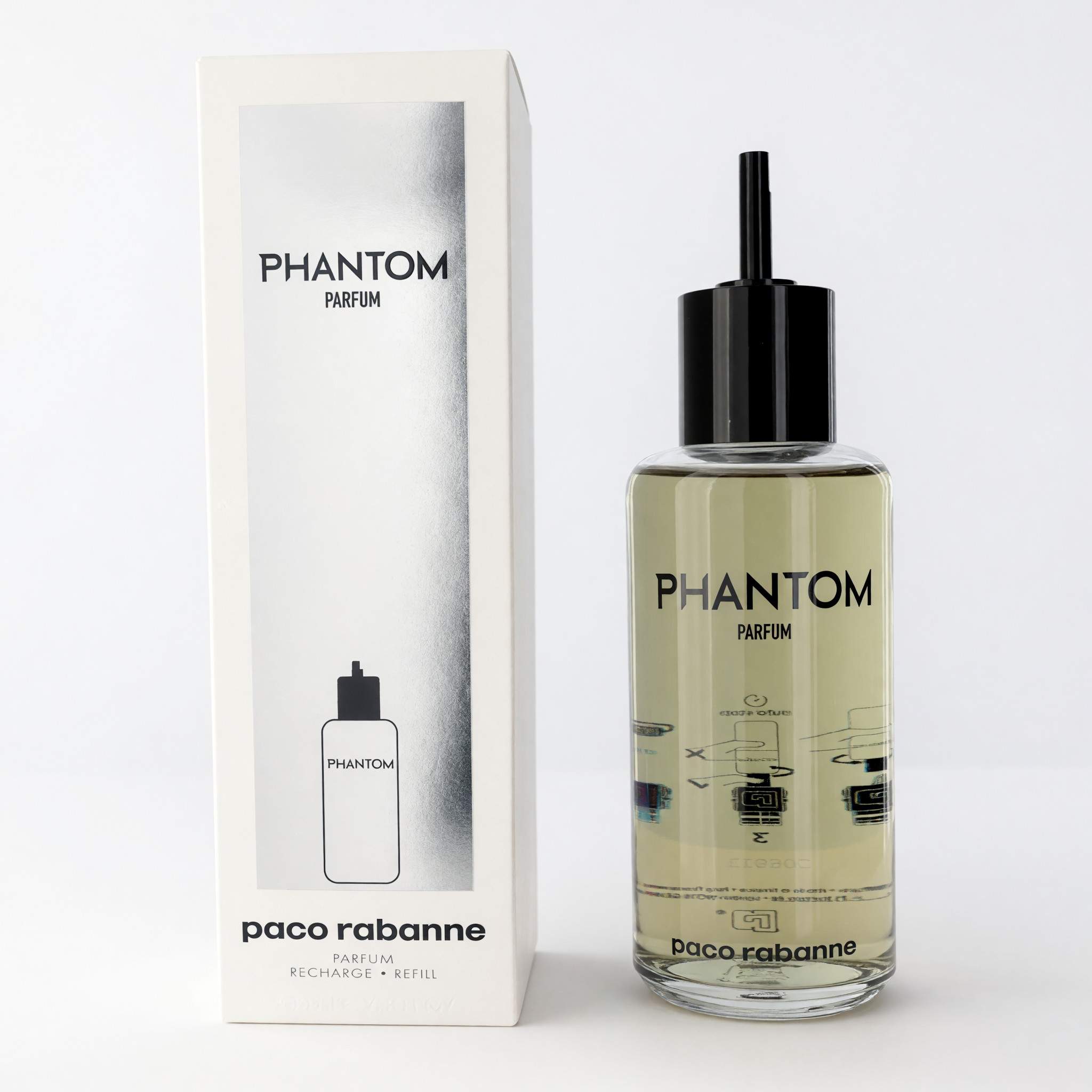 Phantom by Paco Rabanne, 6.8 oz EDP Intense Refill for Men