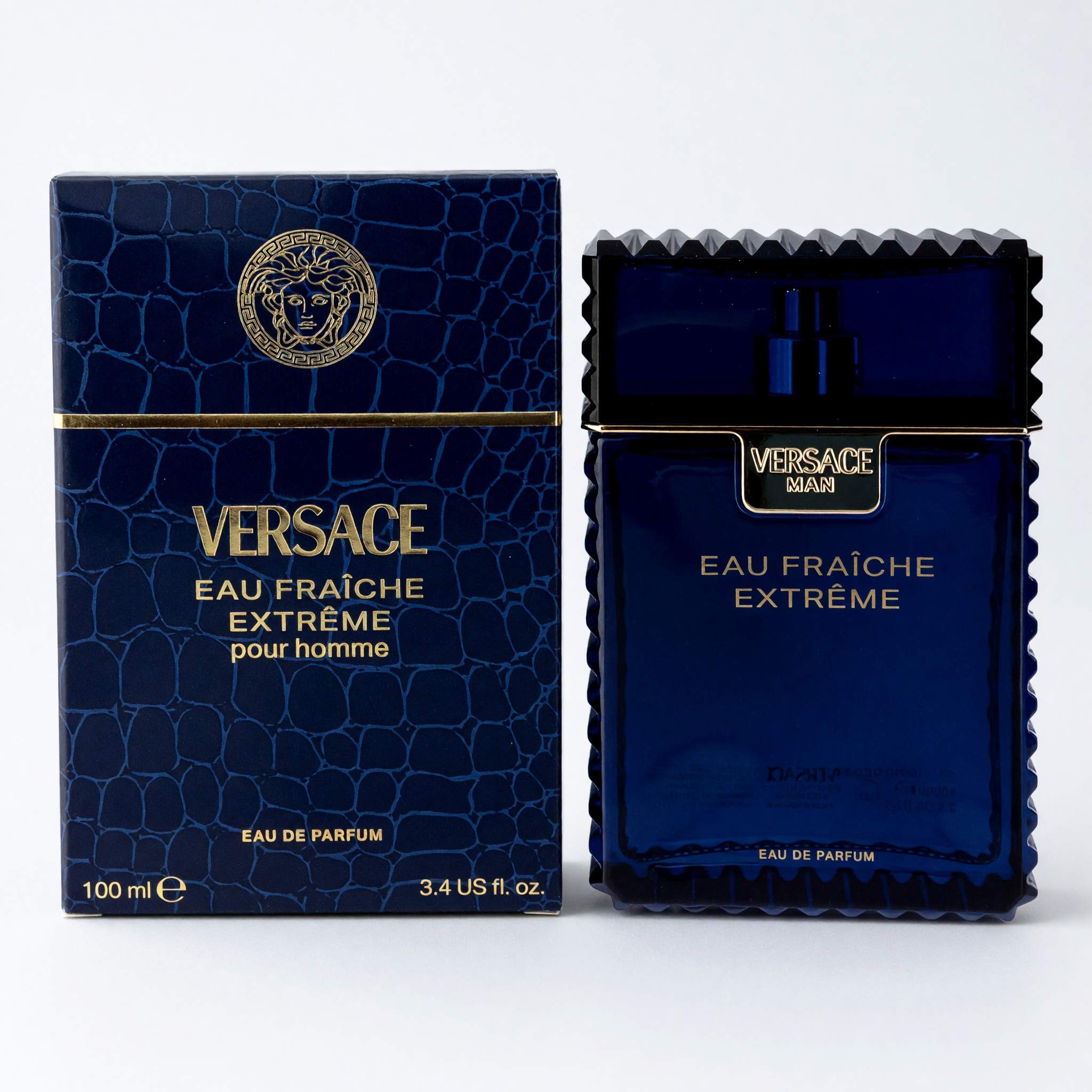 Versace Fraiche Extreme by Versace, 3.4 oz EDP Spray for Men