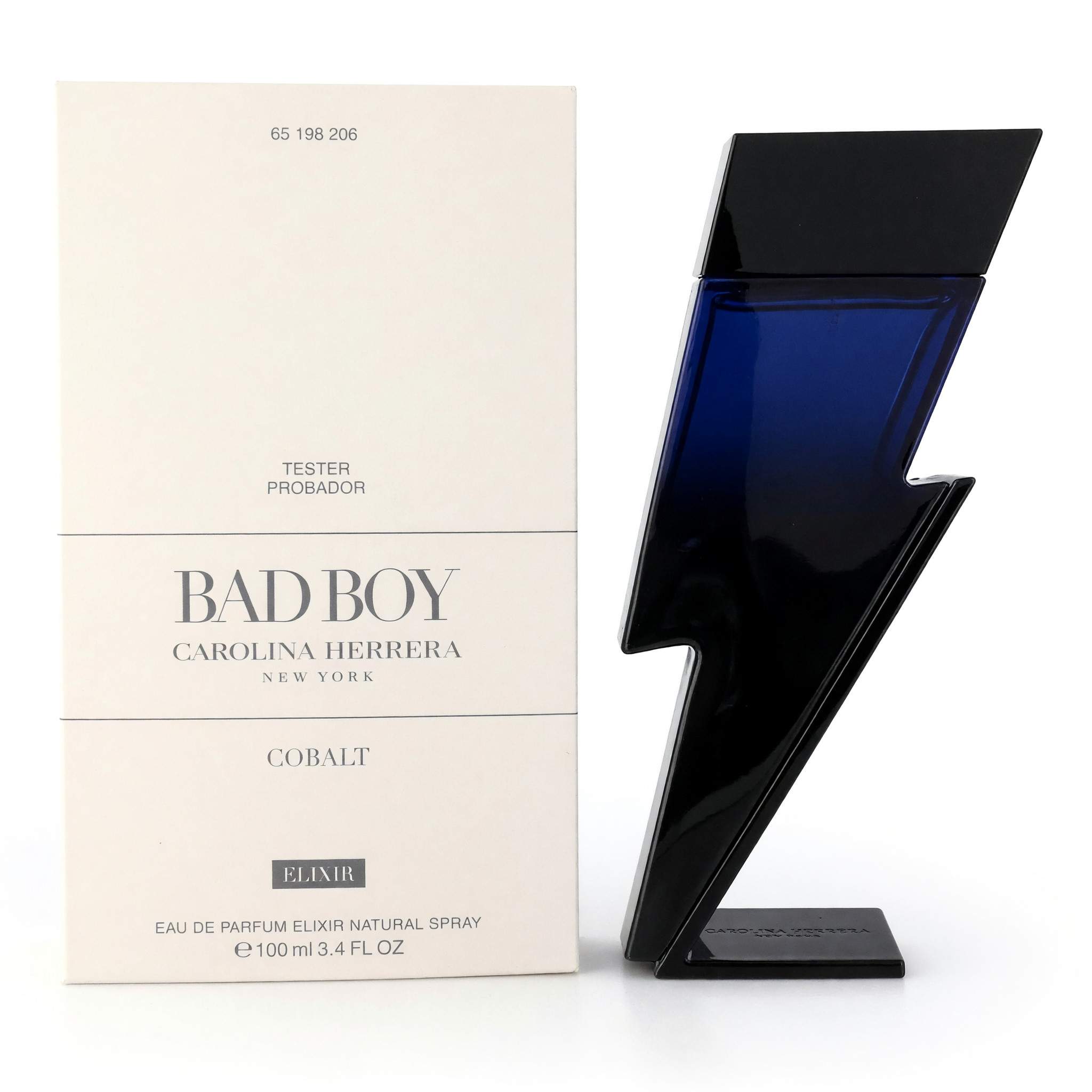 Bad Boy Cobalt Elixir by Carolina Herrera, 3.4oz EDP Spray men TESTER