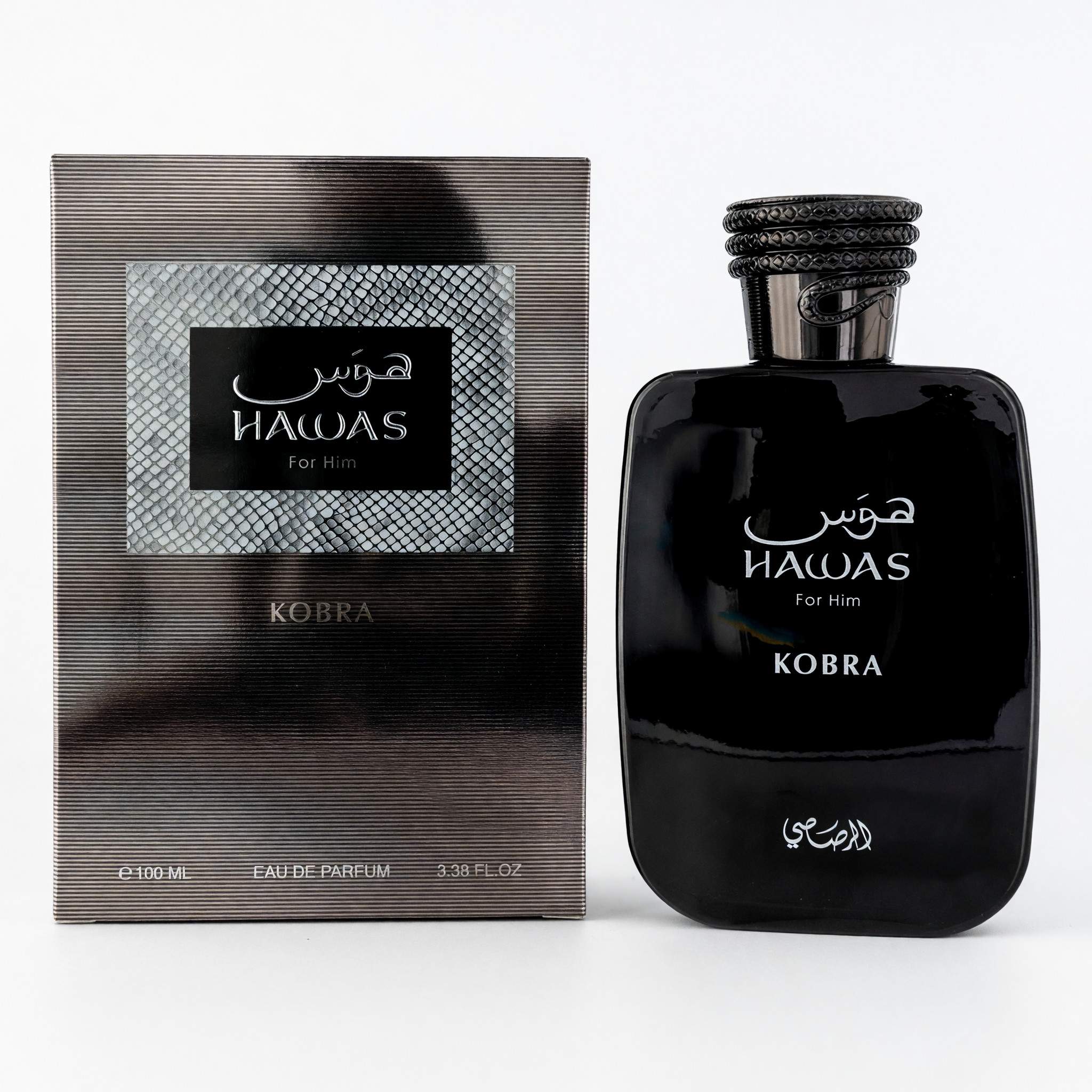 Hawas Kobra by Rasasi, 3.4 oz EDP Spray for Men