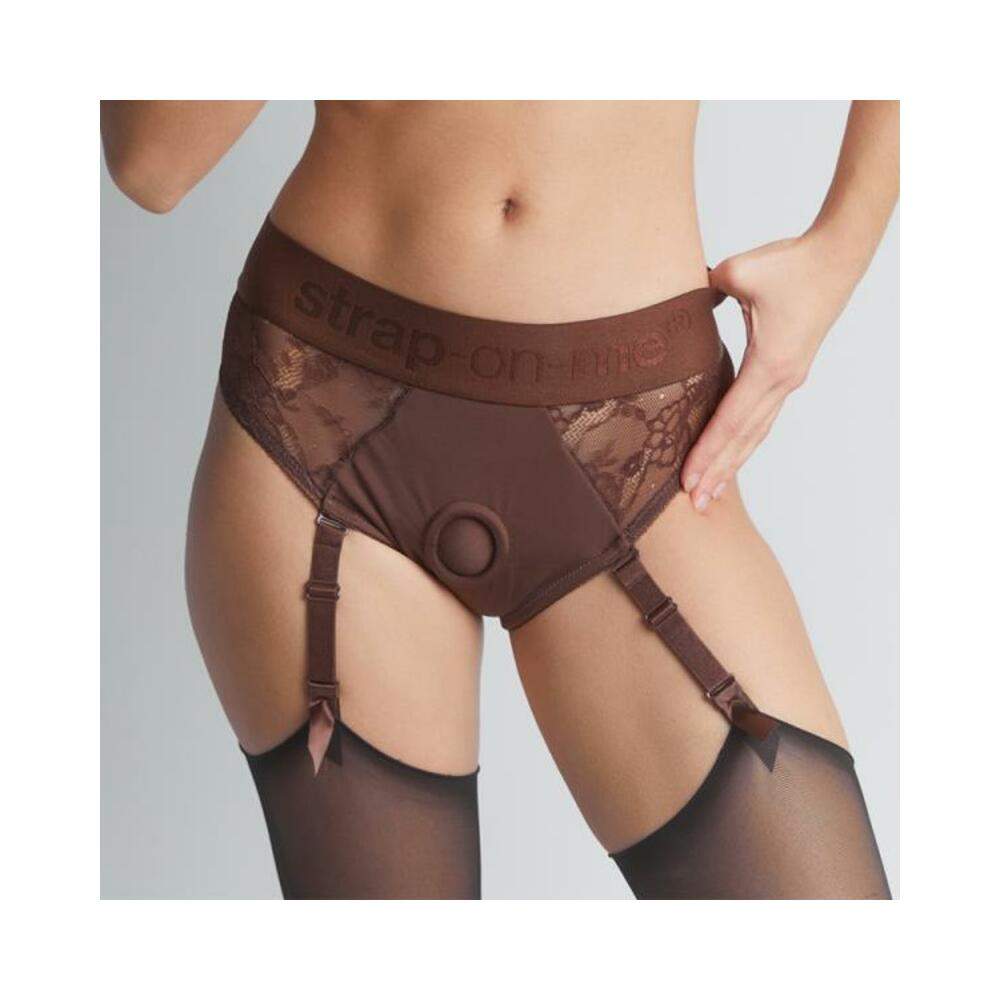Strap On Me Diva Lingerie Harness Chocolate Xl