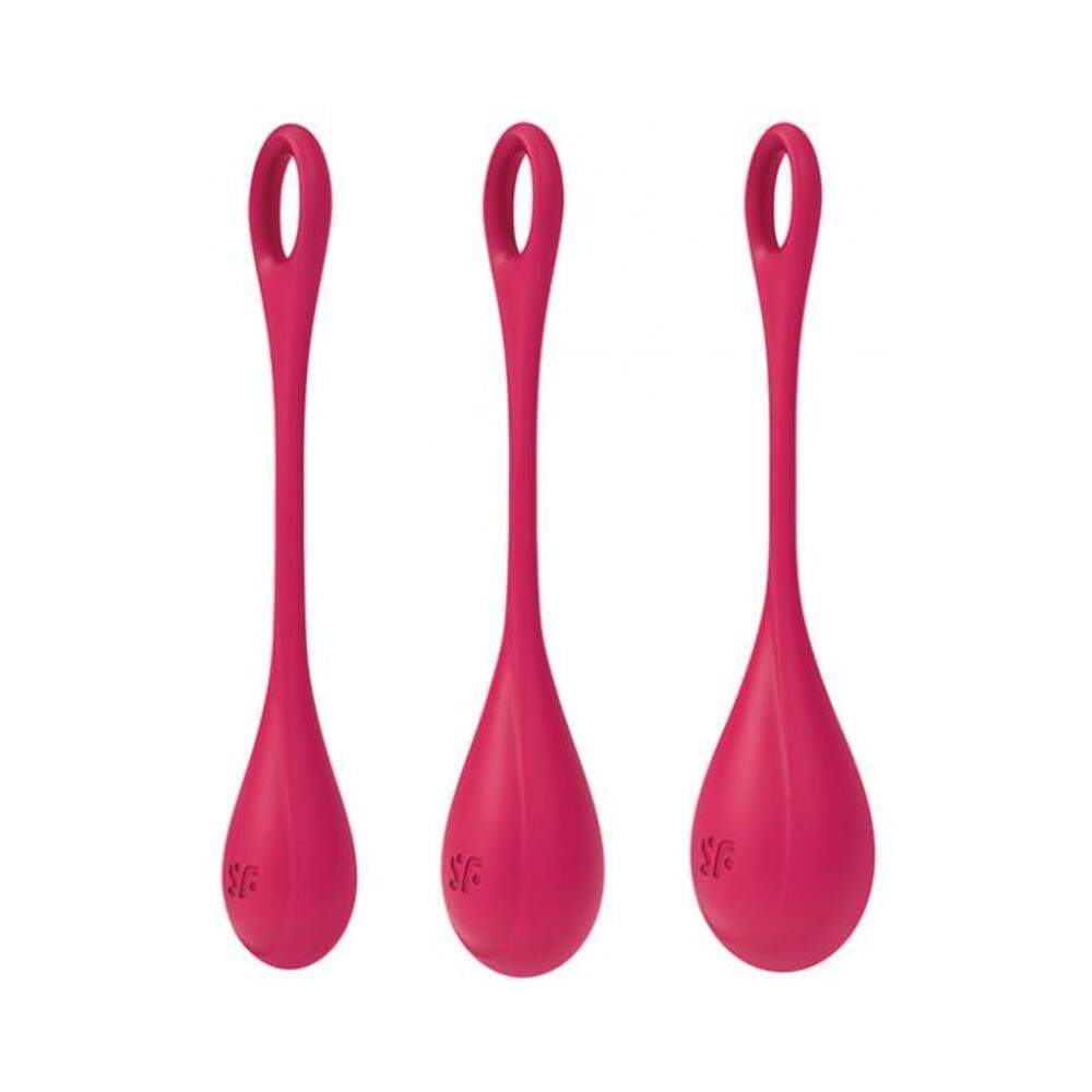 Satisfyer Yoni Power 1 Balls Training Set - Red