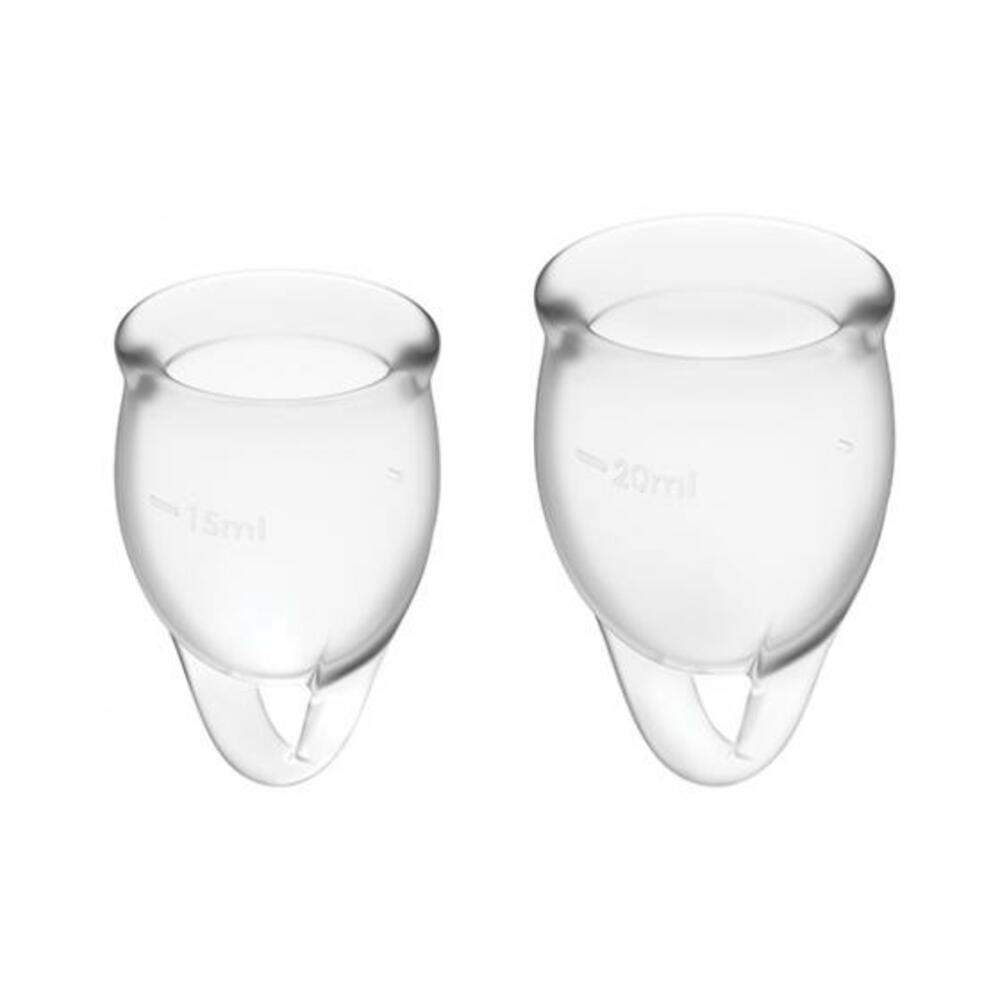 Satisfyer Feel Confident Menstrual Cup - Transparent