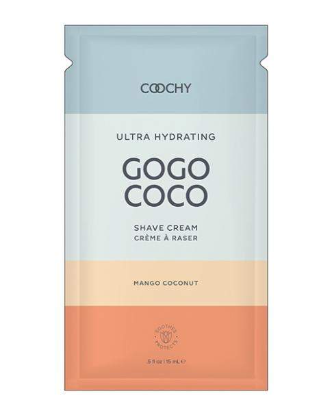 Coochy Ultra Hydrating Shave Cream Foil - .35 Oz Mango Coconut