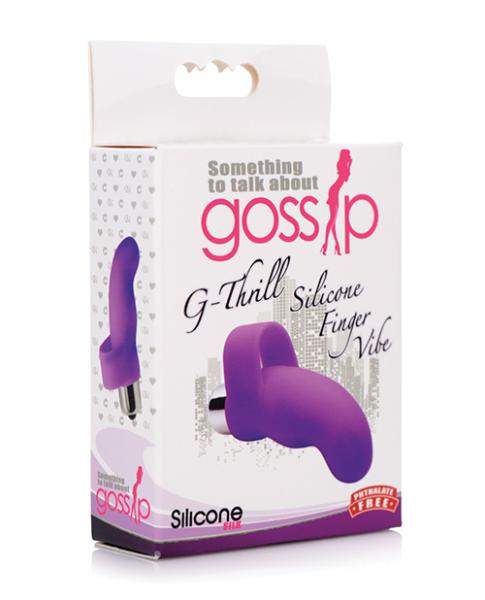 G-thrill Silicone Finger Vibe - Purple
