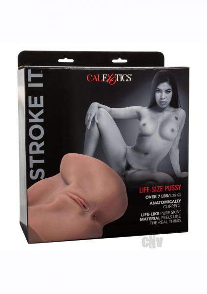 Stroke It Life Size Pussy - Brown