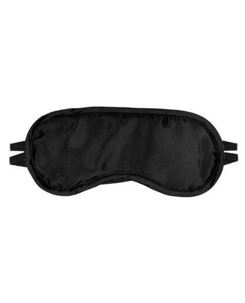 Satin Blindfold 2 Strap Black