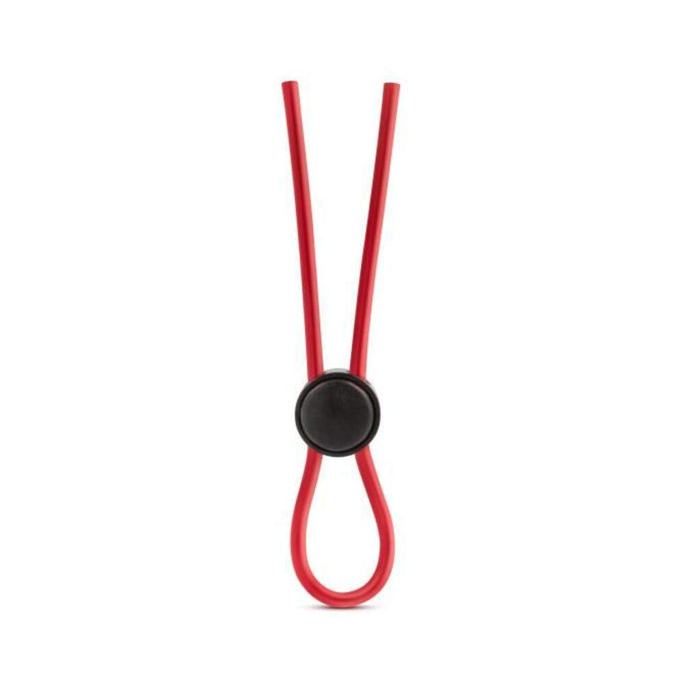 Stay Hard Silicone Loop Cock Ring Red