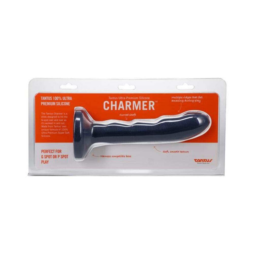 Tantus Charmer 8 In. G-spot Dildo Sapphire