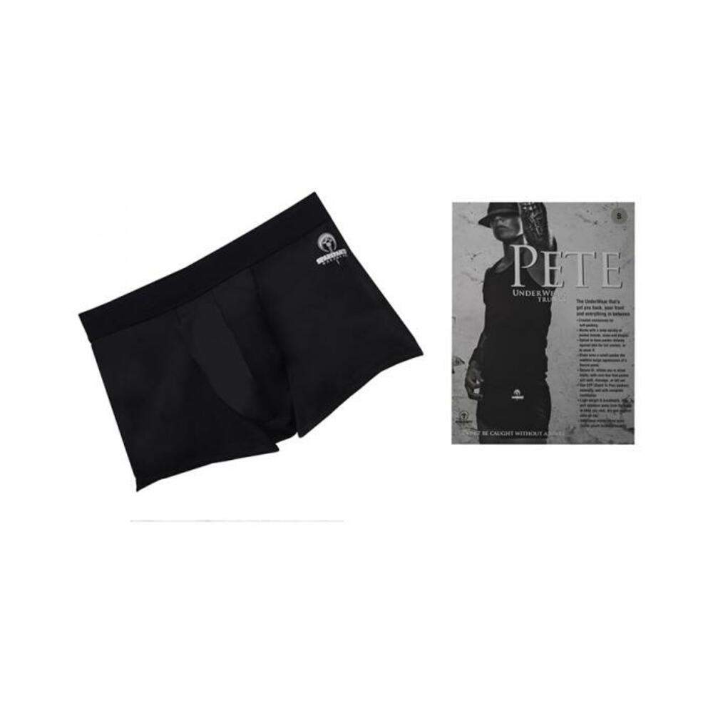 Spareparts Pete Trunks Nylon Packing Underwear Black Size S