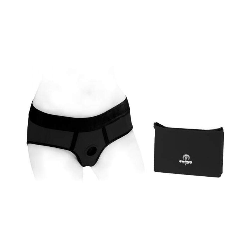 Spareparts Tomboi Nylon Briefs Harness Black Size M