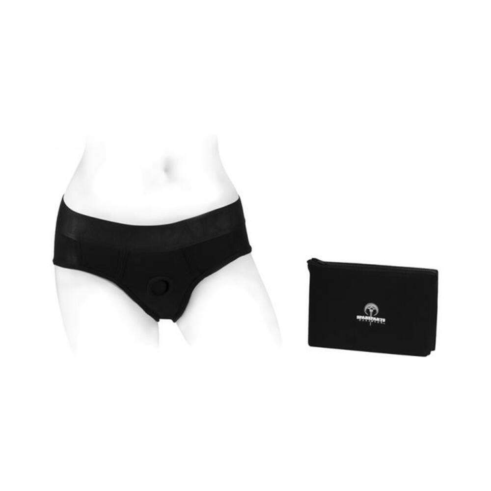 Spareparts Tomboi Rayon Briefs Harness Black Size S