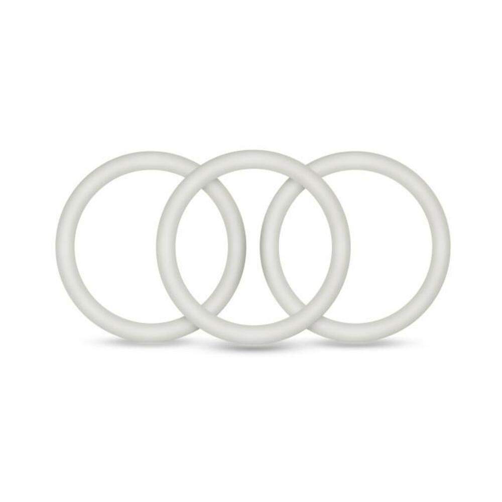 Performance VS3 Pure Premium Silicone Cockrings Large White