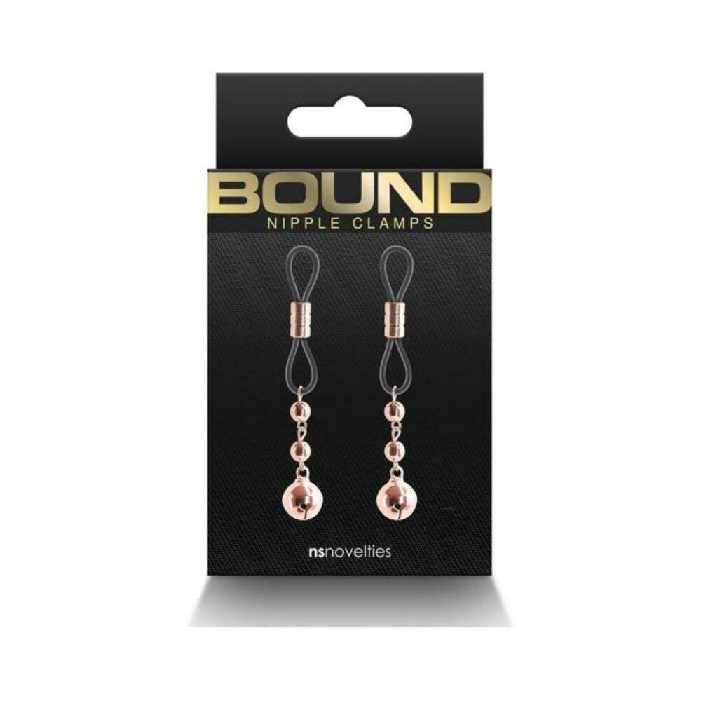 Bound Nipple Clamps D1 Rose Gold