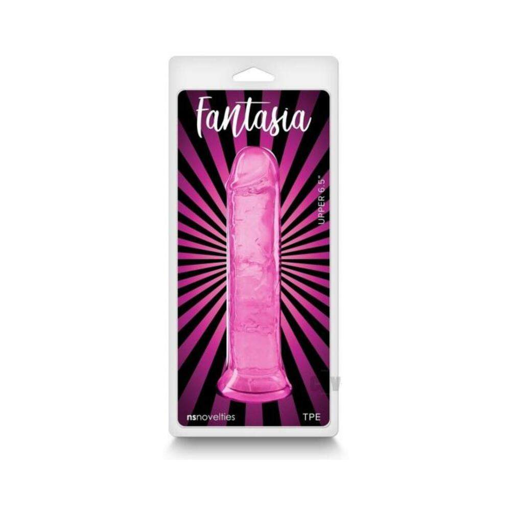 Fantasia Upper 6.5 In. Jelly Dildo Pink