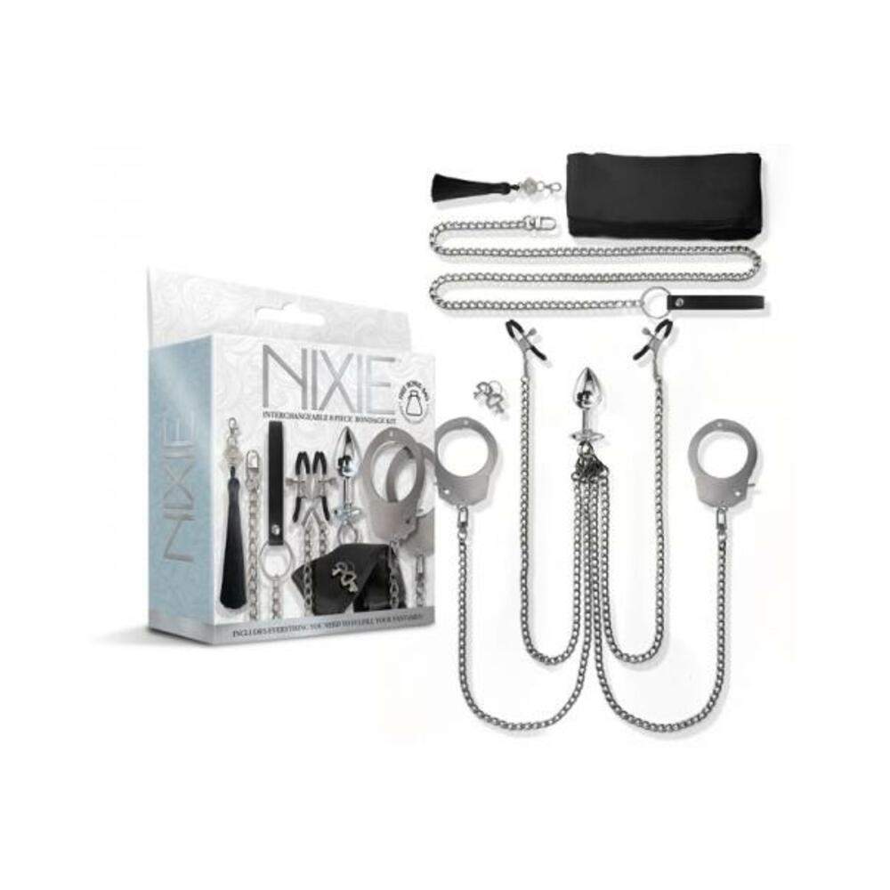 Nixie Metal Bondage 8-piece Kit Silver
