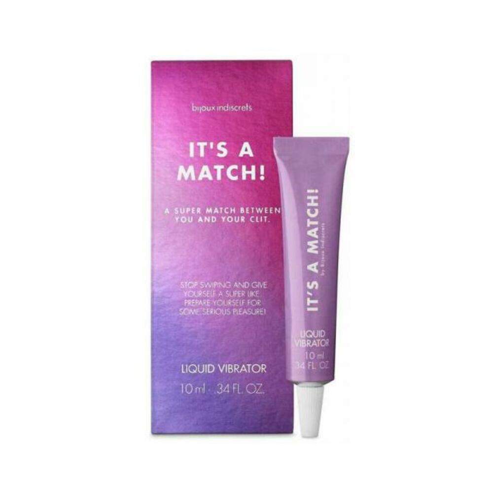 Bijoux Indiscrets Clitherapy It's A Match! Liquid Vibrator Tingling Serum 0.34 Oz.