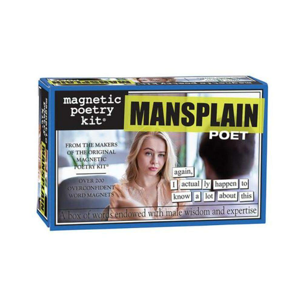 Magnetic Poetry Kit: Mansplain Poet