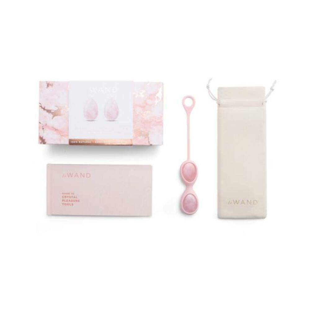 Le Wand Crystal Yoni Eggs Rose Quartz