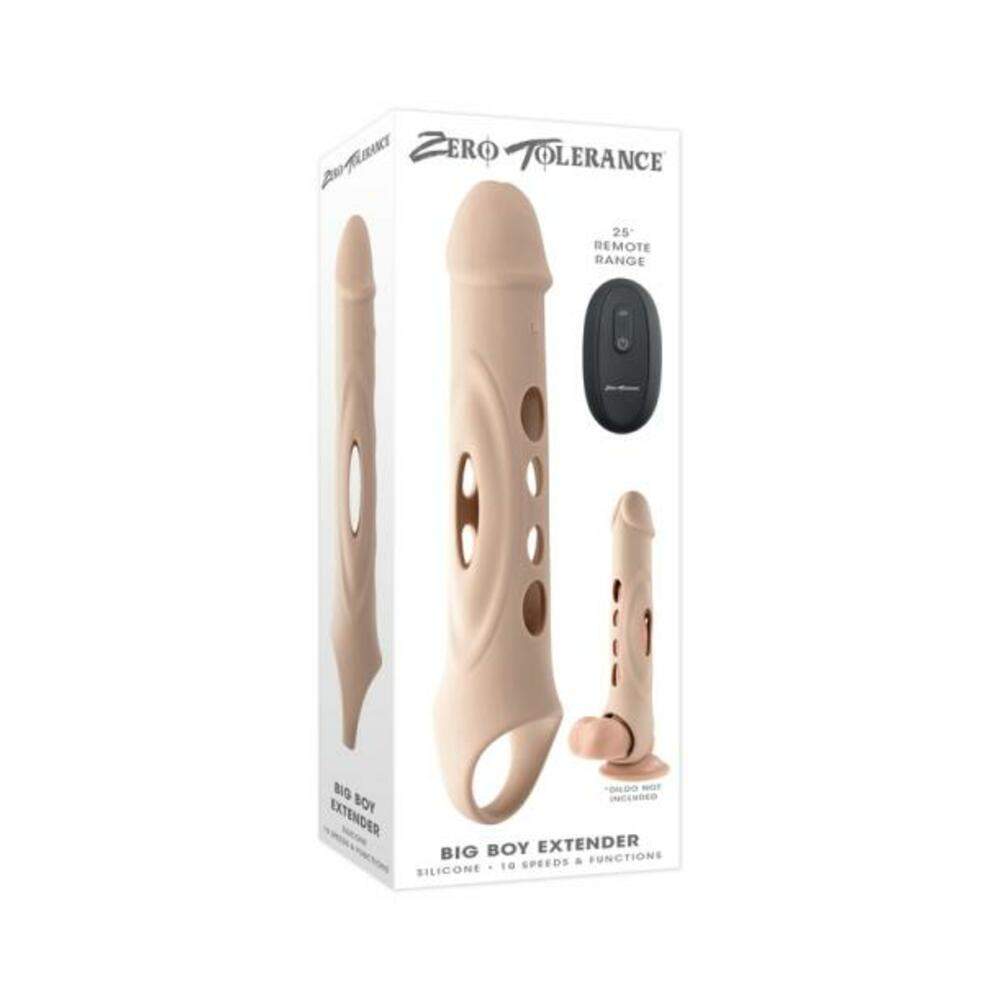 Zero Tolerance Big Boy Extender Rechargeable Extension With Remote Silicone Light