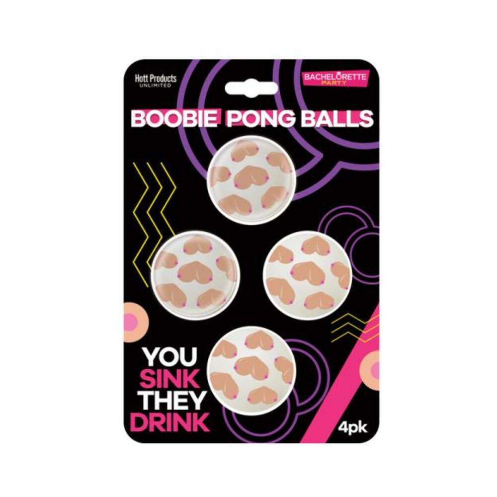 Boobie Beer Pong Balls 4-pack