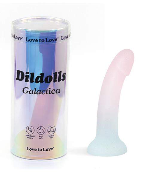 Love To Love Silicone Dildolls Stargazer - Gradient Rainbow W/glitter