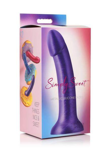 Simply Sweet Silicone Dildo 7 Pink