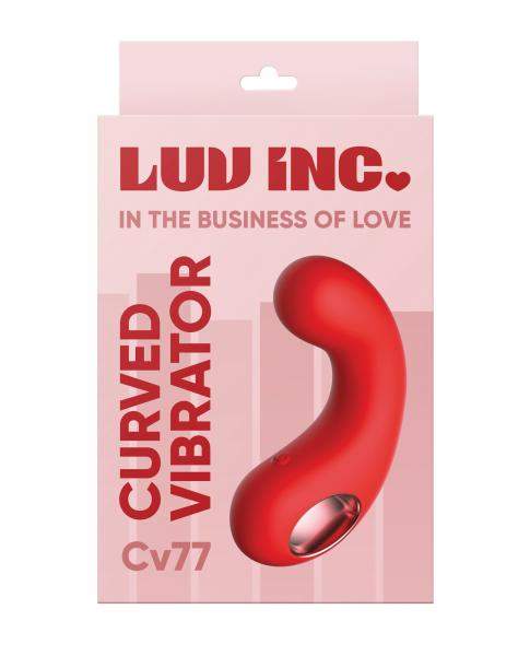 Luv Inc. Curved Vibrator - Light Pink