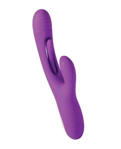 Jaden Thrusting Prostate Massager Vibrating Butt Plug Anal Sex Toy - Blue