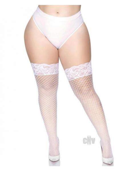 Spandex Thigh Stay Up Top 1x/2x Black