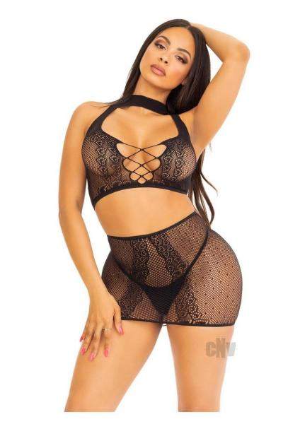 Seamless Rhinestone Bodystocking Os Red