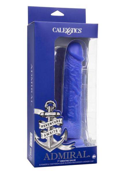 Admiral Liquid Silicone Vibe Torpedo Blu