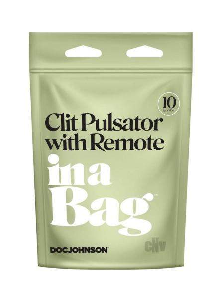 In A Bag 5" Vibrating Butt Plug - Black