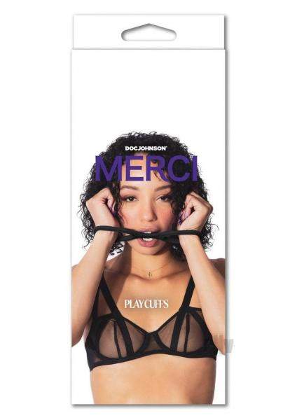 Merci Fluff Cuffs Purple