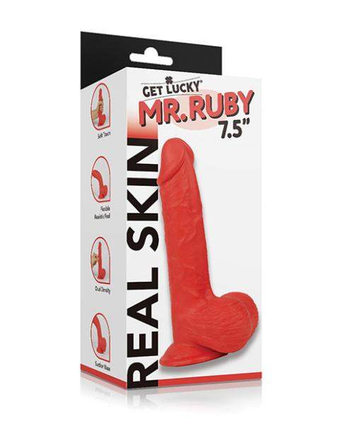 Get Lucky Mr. Navy 7.5" Dual Layer Dong