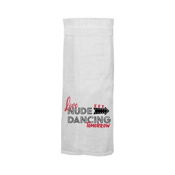 Twisted Wares I Will Not Drink All The Wine Flour Sack Towel