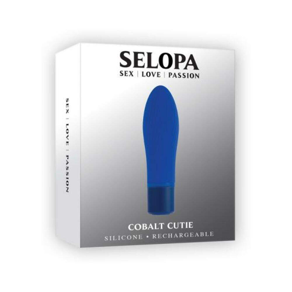 Selopa Buzz One Out Rechargeable Silicone Mini Wand Vibrator Black