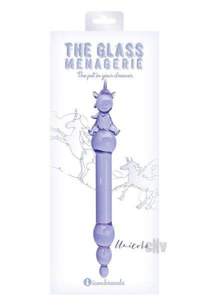 Glass Menage Kitty Dildo Pink