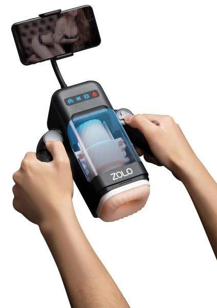 Zolo Vibrating Mountable Stroker Gld