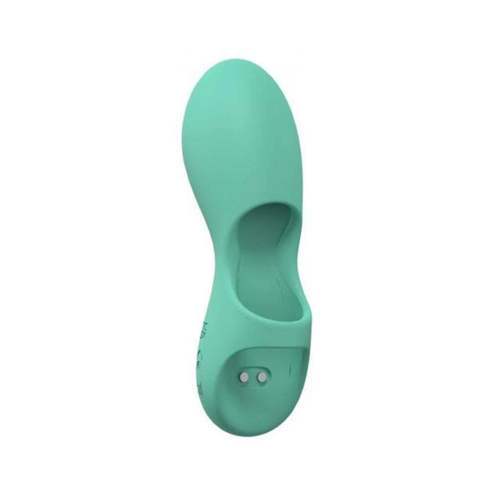 Loveline Joy 10 Speed Finger Vibe Silicone Rechargeable Waterproof Blue